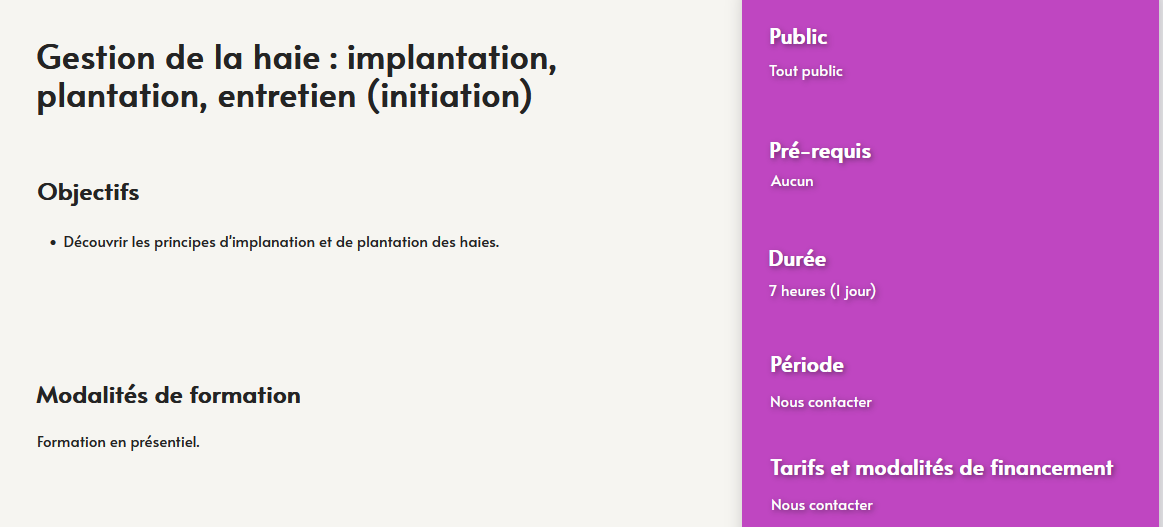 gestion des haies